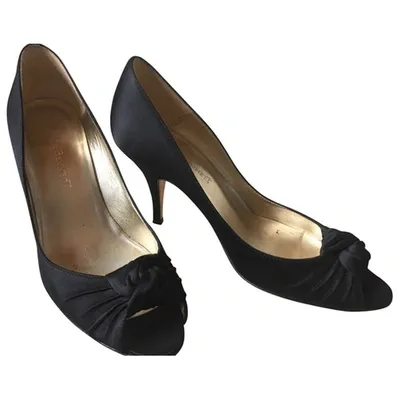 Pre-owned Lk Bennett Cloth Heels In Black