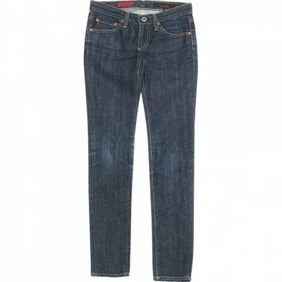 Pre-owned Ag Slim Jeans In Blue