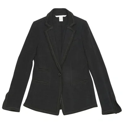 Pre-owned Diane Von Furstenberg Wool Blazer In Anthracite