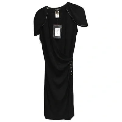 Pre-owned Azzaro Mid-length Dress In Black