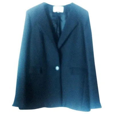 Pre-owned Claudie Pierlot Wool Blazer In Black