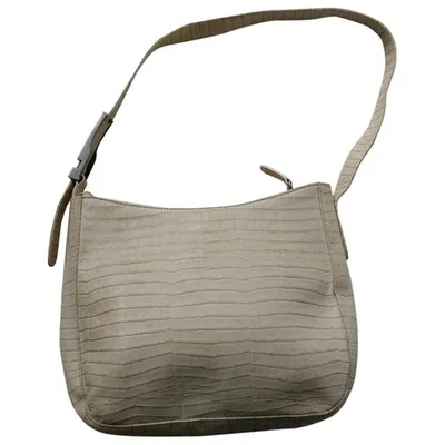 Pre-owned Bally Leather Handbag In Beige