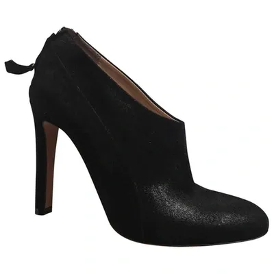 Pre-owned Ports 1961 Leather Heels In Black