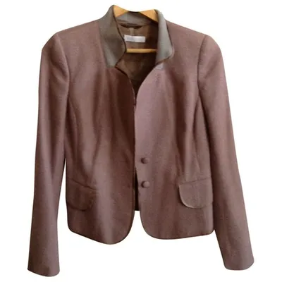 Pre-owned Nina Ricci Wool Blazer In Pink