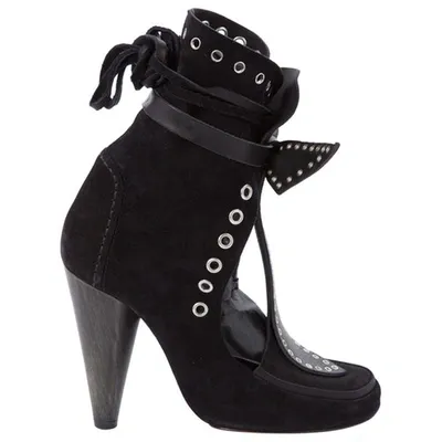 Pre-owned Isabel Marant Ankle Boots In Black