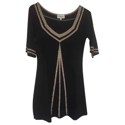 Pre-owned Temperley London Wool Mini Dress In Black