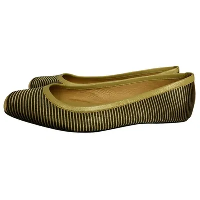 Pre-owned Bcbg Max Azria Cloth Ballet Flats