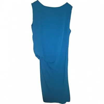 Pre-owned Dice Kayek Mid-length Dress In Blue