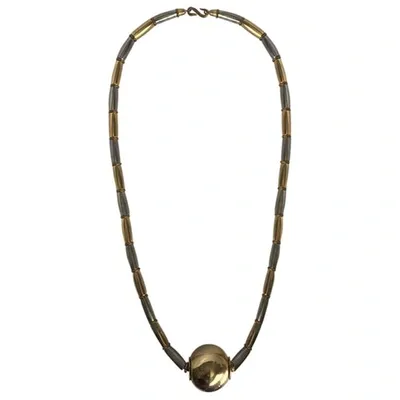 Pre-owned Saint Laurent Necklace In Gold