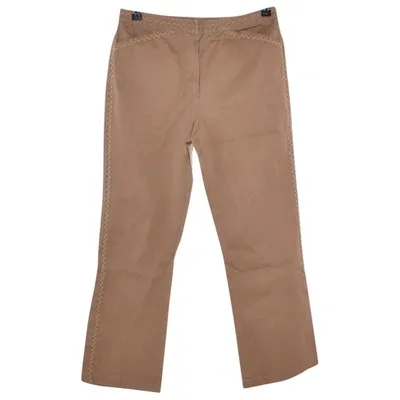 Pre-owned Gerard Darel Trousers In Beige