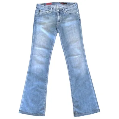 Pre-owned Ag Blue Cotton Jeans