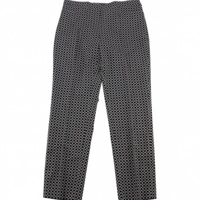 Pre-owned Akris Punto Carot Pants In Black