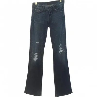 Pre-owned Citizens Of Humanity Blue Cotton - Elasthane Jeans