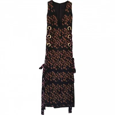 Pre-owned Ellery Silk Mid-length Dress In Black