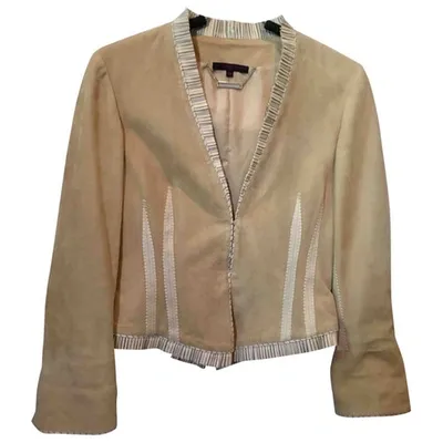 Pre-owned Alexander Mcqueen Jacket In Ecru