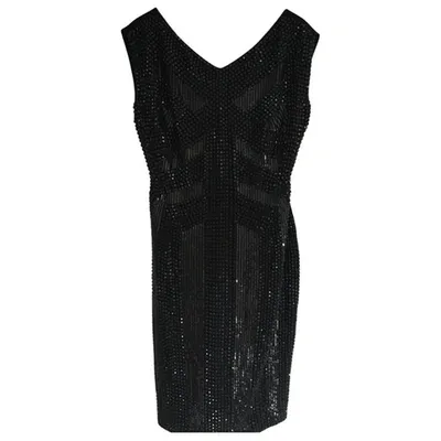 Pre-owned Elie Saab Mid-length Dress In Black