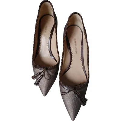 Pre-owned Giorgio Armani Cloth Heels