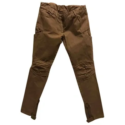 Pre-owned Iro Trousers In Beige