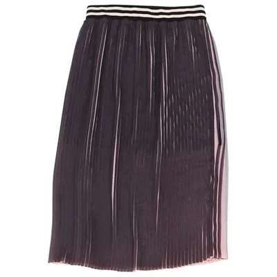 Pre-owned Marco Bologna Mid-length Skirt In Black