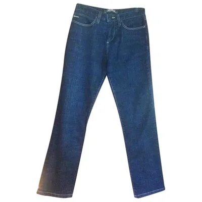 Pre-owned Lacoste Straight Jeans In Blue