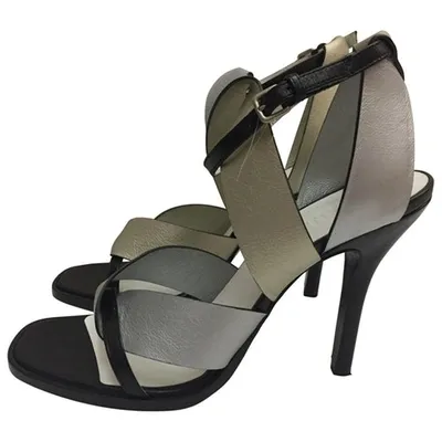 Pre-owned Jil Sander Leather Heels In Multicolour