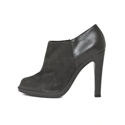 Pre-owned Jil Sander Black Leather Ankle Boots