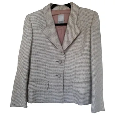 Pre-owned Nina Ricci Wool Blazer In Beige