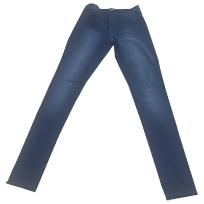 Pre-owned Tommy Hilfiger Slim Jeans In Blue