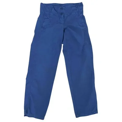 Pre-owned Sessun Large Pants In Blue