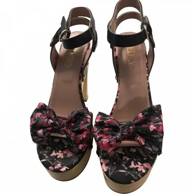 Pre-owned Red Valentino Multicolour Cloth Sandals