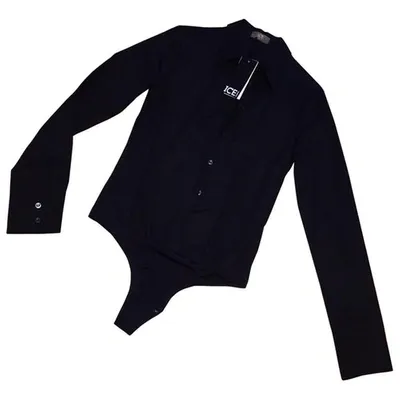 Pre-owned Iceberg Black Cotton Top