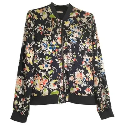 Pre-owned Equipment Silk Biker Jacket In Multicolour