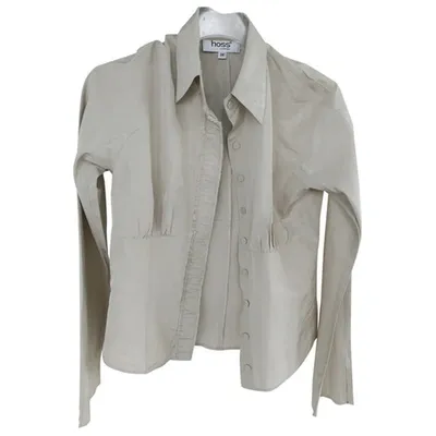 Pre-owned Hoss Intropia Short Vest In Beige