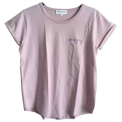 Pre-owned Maison Labiche Pink Cotton Top