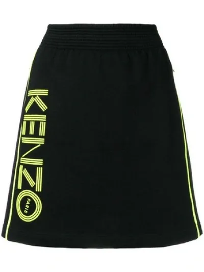 Kenzo A-line Sports Skirt In Black