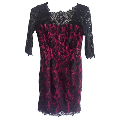 Pre-owned Milly Mini Dress In Black