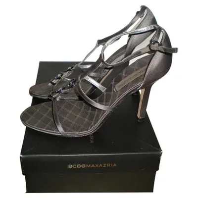 Pre-owned Bcbg Max Azria Grey Sandals