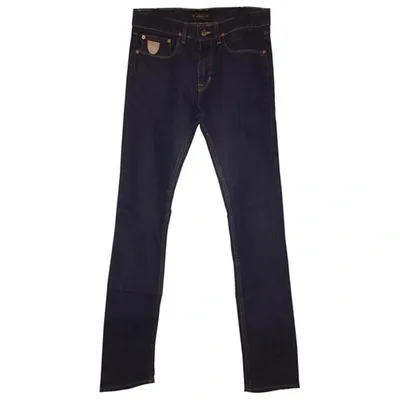 Pre-owned April77 Slim Jean In Blue