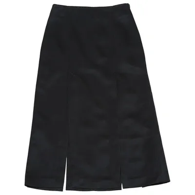 Pre-owned Rosetta Getty Mid-length Skirt In Black