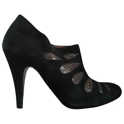 Pre-owned L'autre Chose Ankle Boots In Black