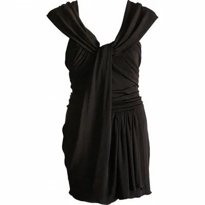 Pre-owned Elie Saab Mini Dress In Black