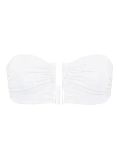 Eres Show Strapless Bikini Top White