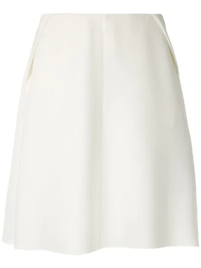 Osklen Clean Detail A-line Skirt In Black