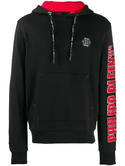 Philipp Plein Rock Pp Hoodie In Schwarz