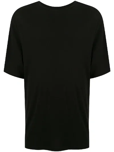 Devoa Loose Fit T-shirt In Schwarz