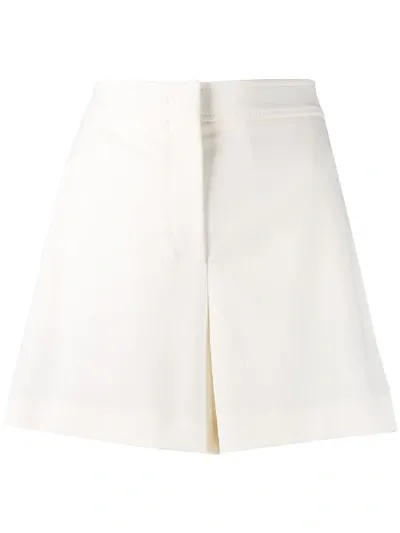 Emilio Pucci High-waist Mini Shorts In White