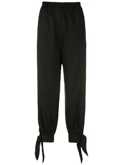 Nk Nara Jacquard Joggers In Black