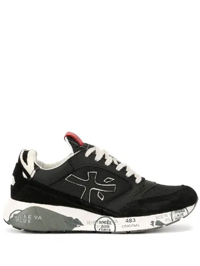 Premiata Zac D Suede Trainers In Black