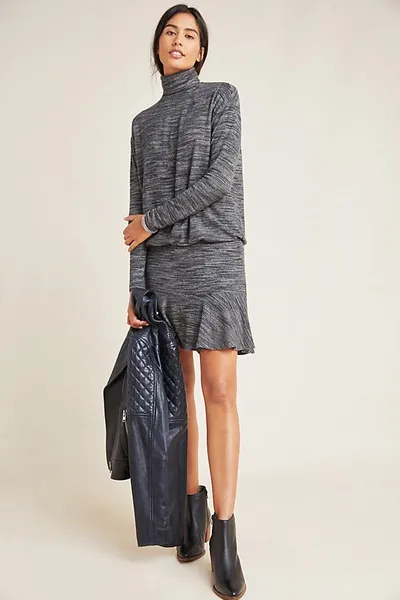 Bailey44 Greta Mock-neck Dress In Grey