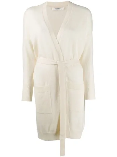 Chinti & Parker Cashmere Belted Cardigan In Neutrals